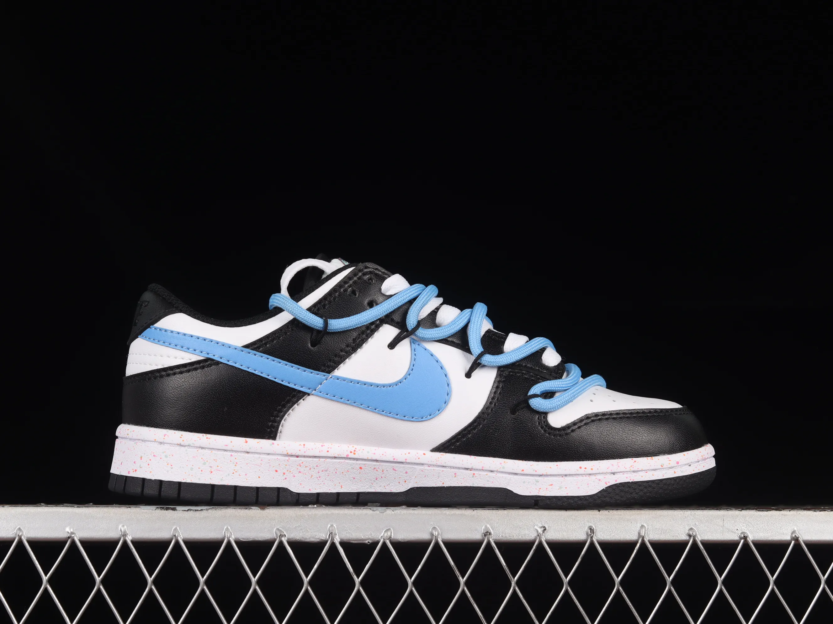 All Categories Nk SB Dunk Series Nk SB Dunk Low Low-top Sneakers Nk Dunk Low "Multi Color" Vibrant Three Hooks Sea Salt Blue Customized Deconstructed Strap Casual Sneakers FD4623-131